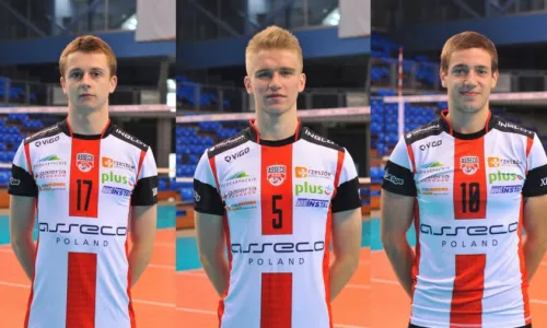Goście AKS-u: Bartłomiej Mordyl, Dominik Depowski i Michał Filip